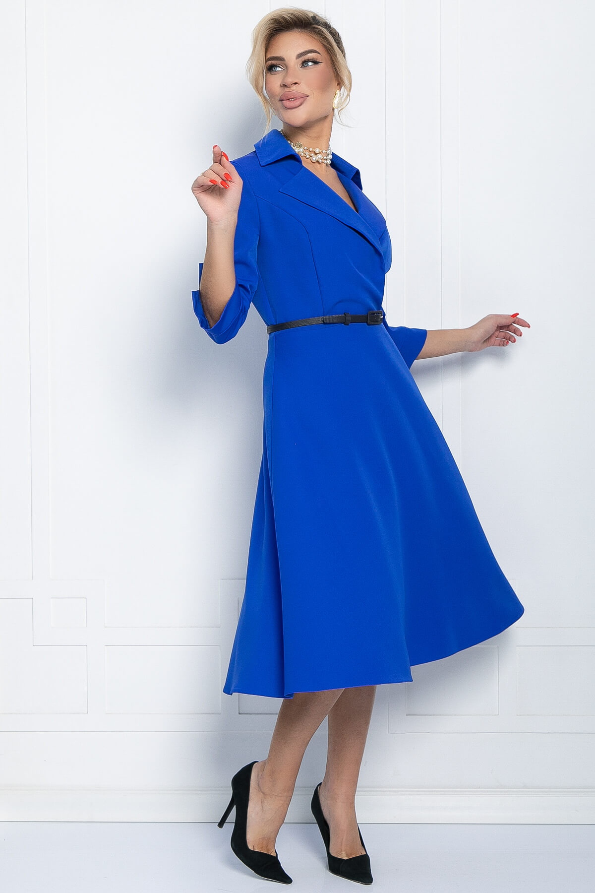 Платье Лесли (синее) П11518