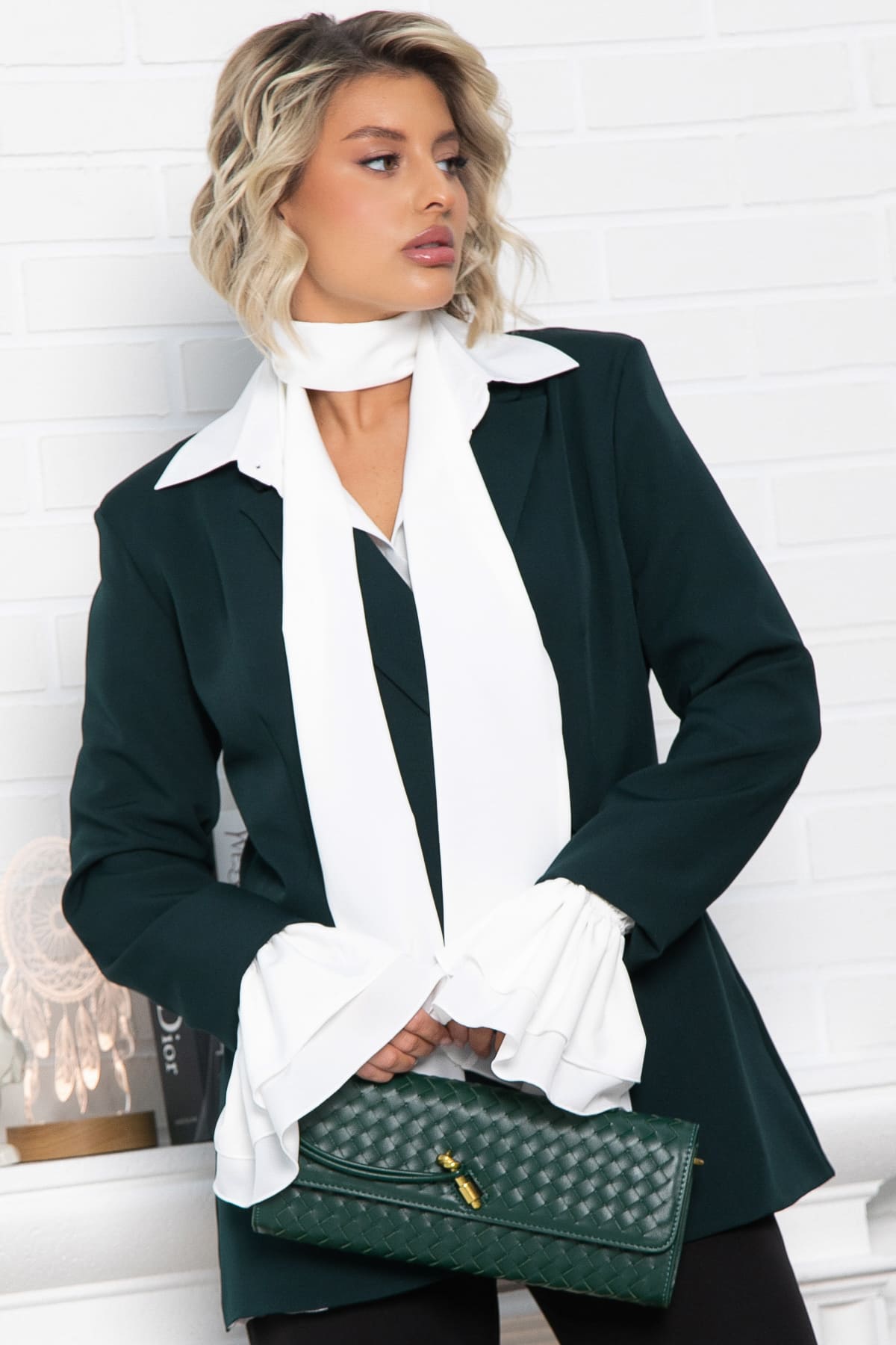 Жакет Вершина успеха (зеленый) Б15061-5М