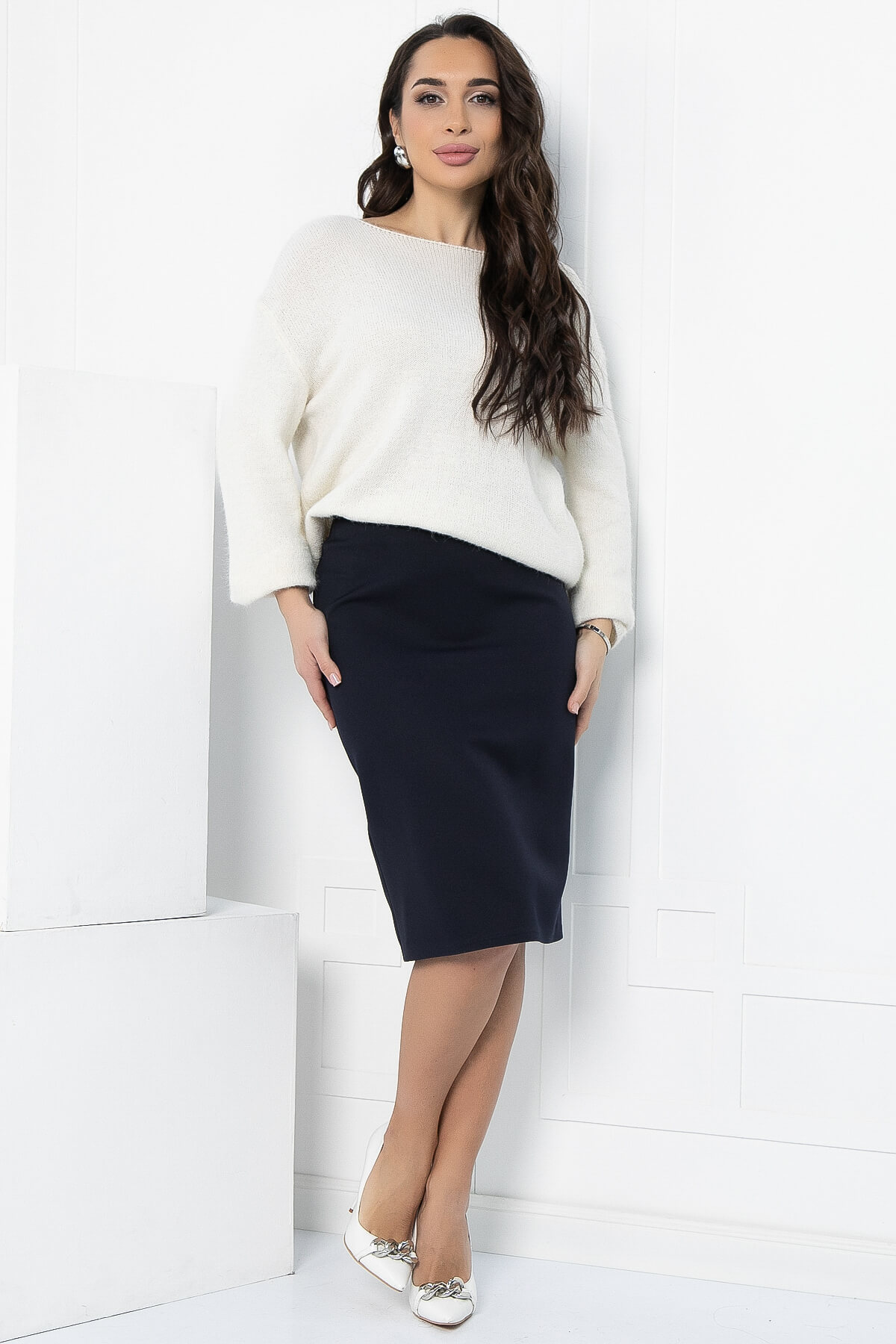 Юбка Путь к успеху (синяя) Ю12762-25М