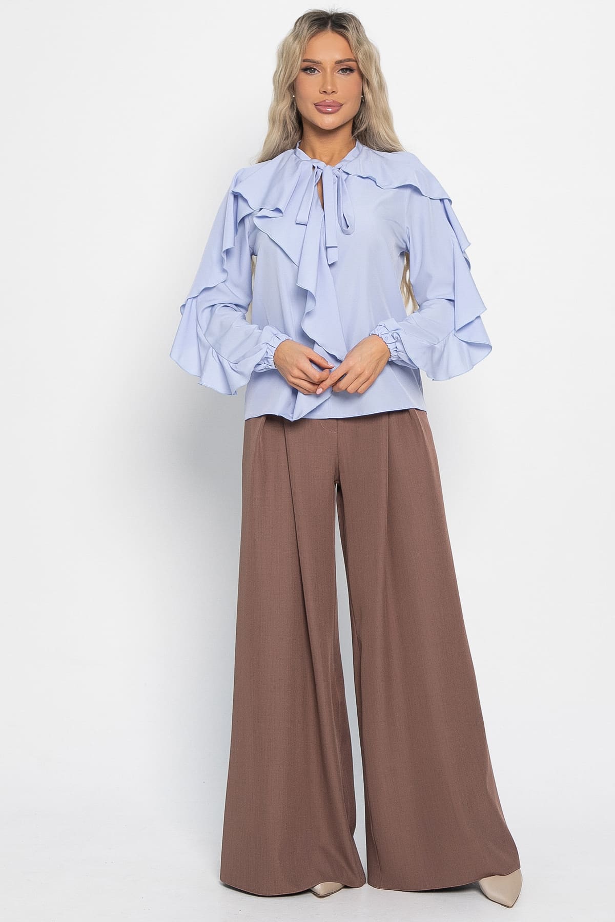 Блуза Дыхание весны (голубая) Б14925-5М