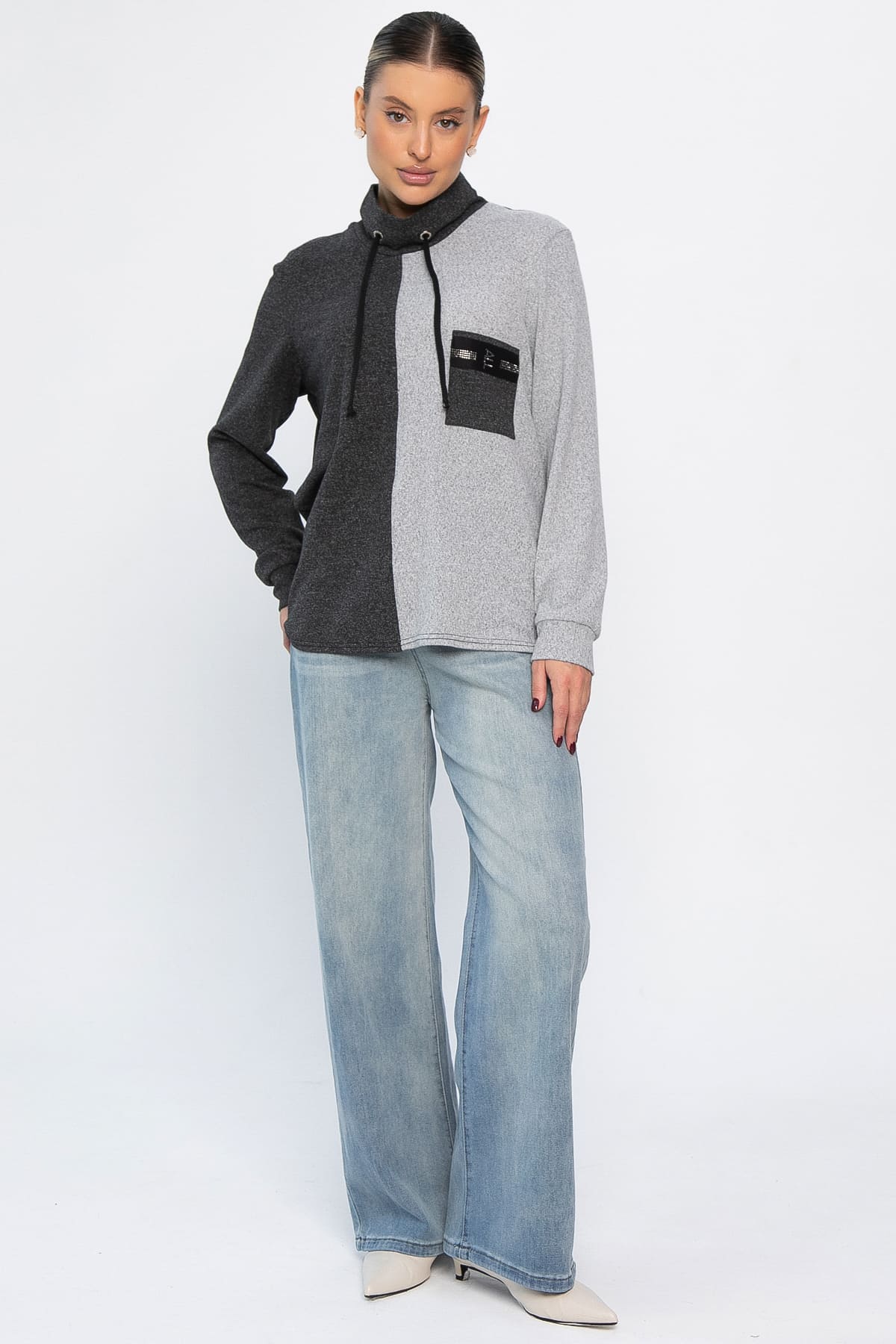 Джемпер Сорелия (серый) Б14378-50М