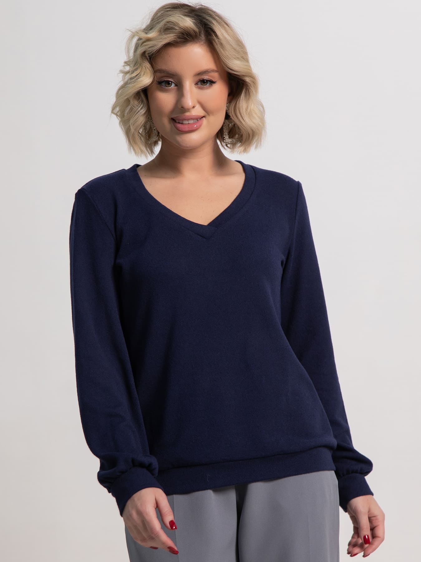 Джемпер трикотажный Мелоди (синий) Б15269-50М