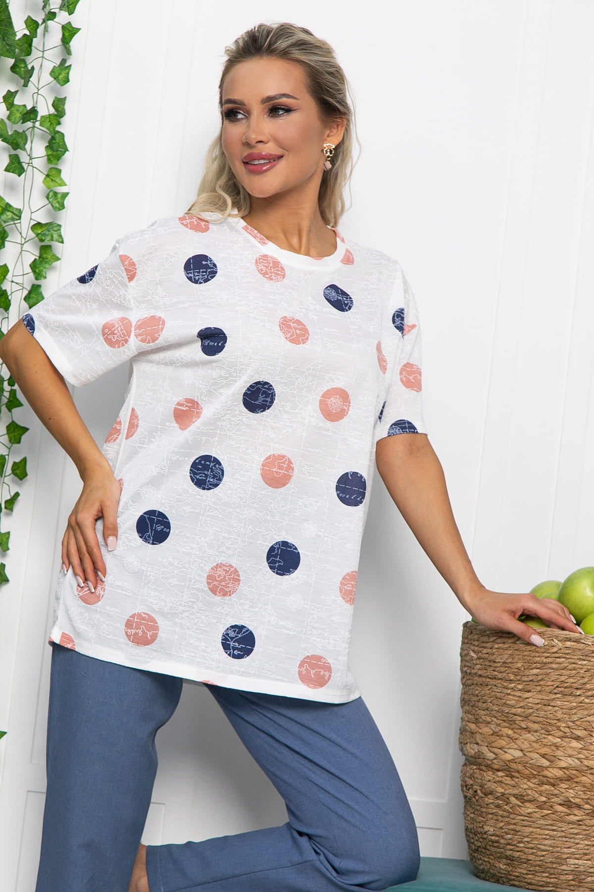 Блуза Тори (белая) Б13519-20М