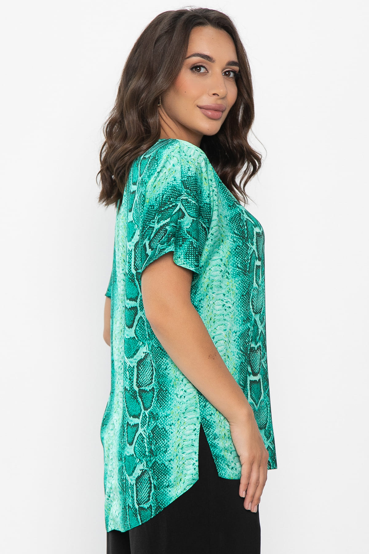 Блуза Морган (зеленая) Б14032-16М