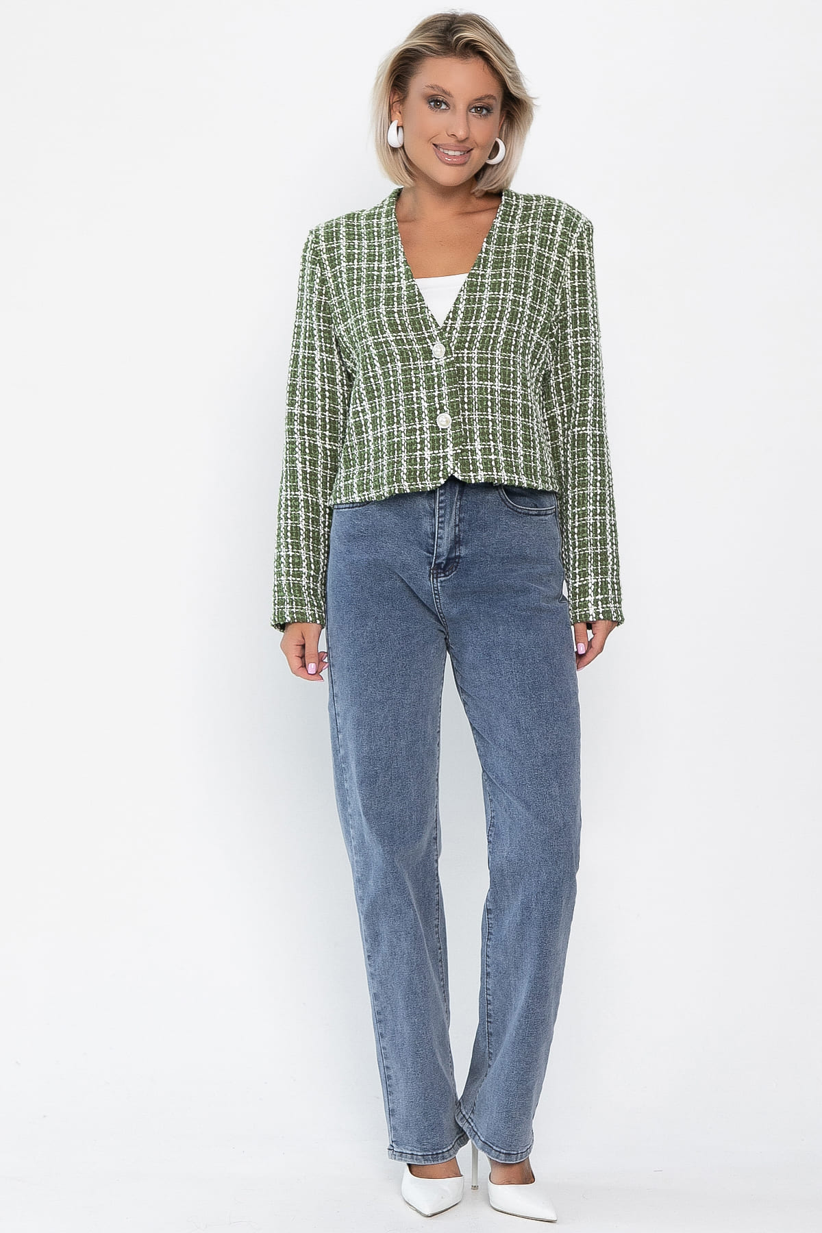 Жакет Дольче (зеленый) Б14153-7М