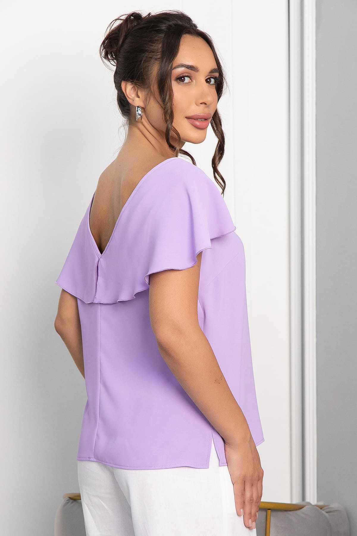 Блуза Летящая волна (сиреневая) Б13970-16М