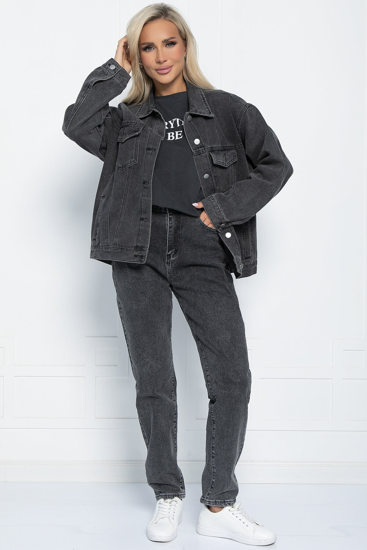 Жакет джинсовый Оклахома (серый) Б11178