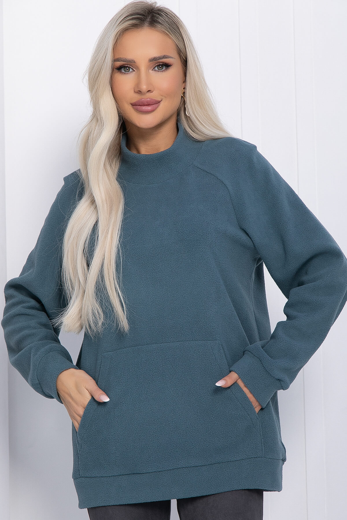 Кофта Зимний бум (синяя) Б12267-12