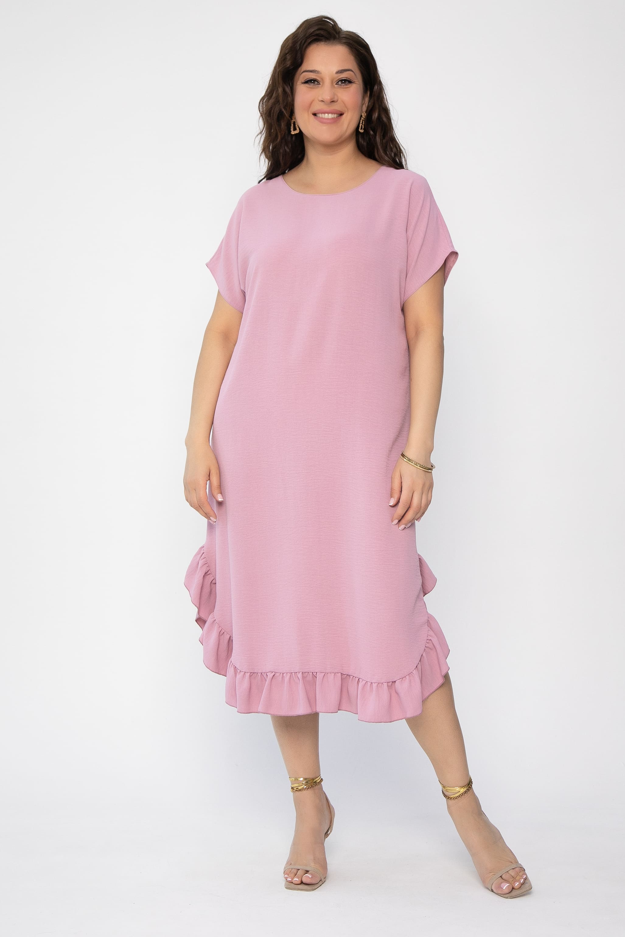 Платье Дея (пудра) П13597-8М