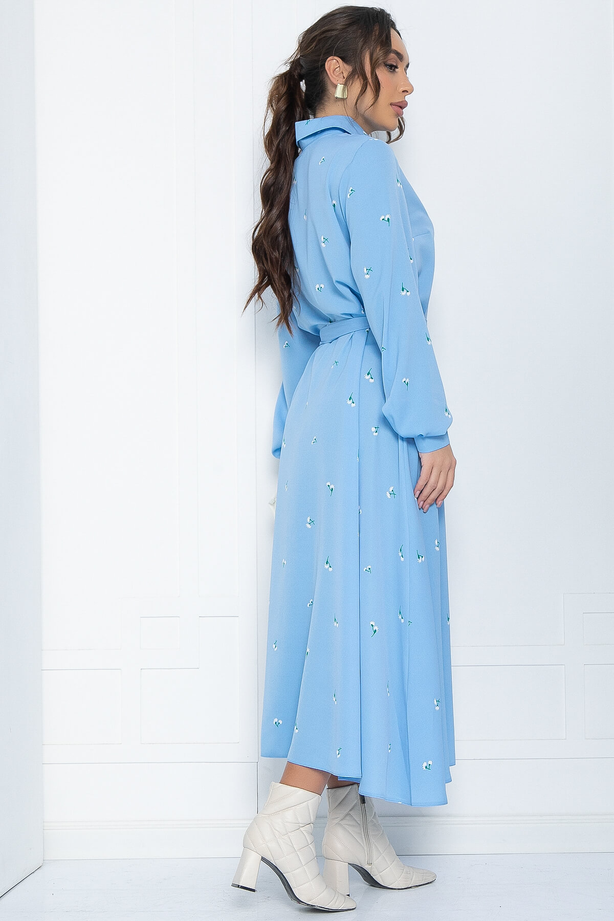 Платье Арвен (голубое) П11070