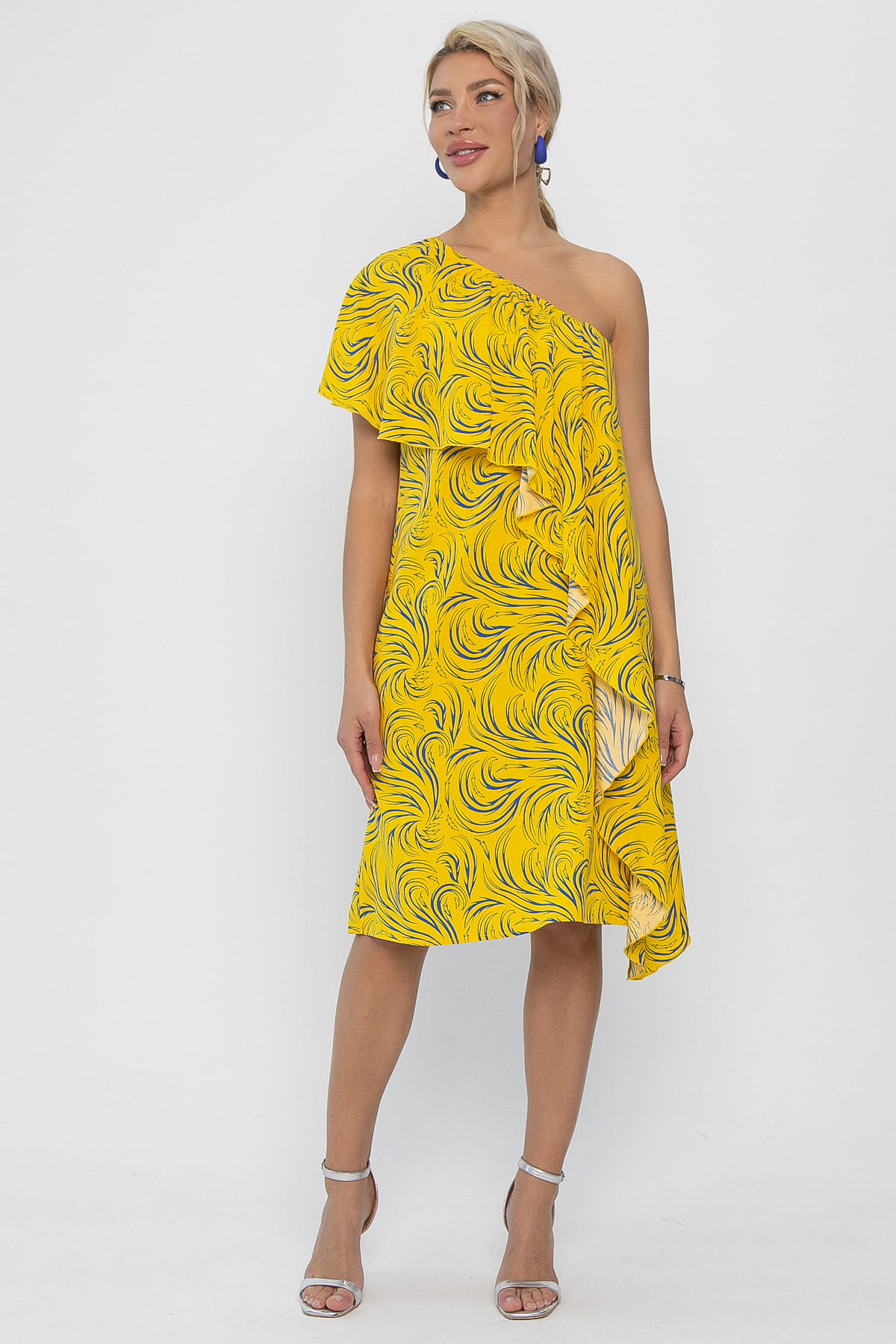 Платье Шардоне (ярко-желтое) П13771-36М