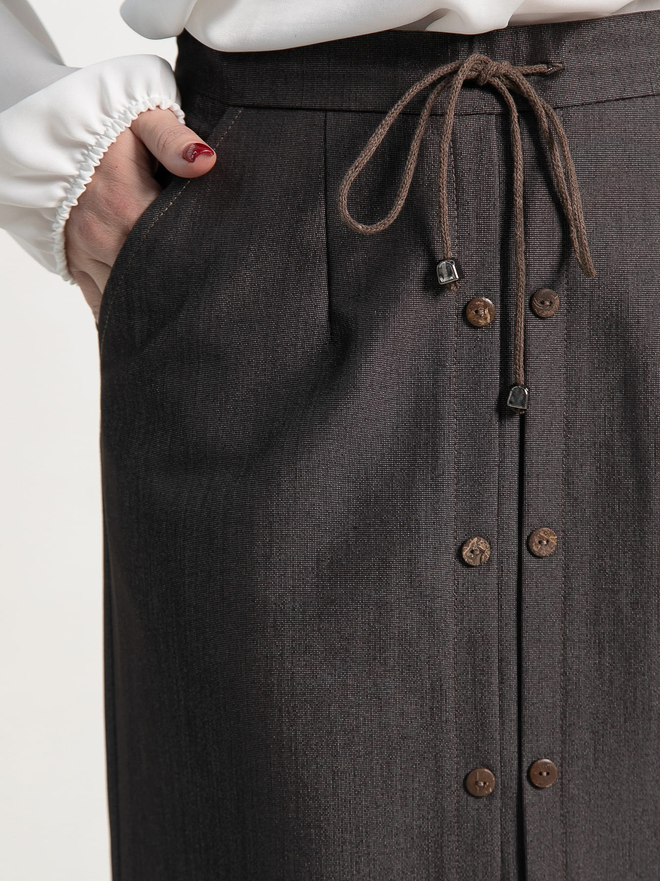 Юбка Этна (коричневая) Ю15109-3М