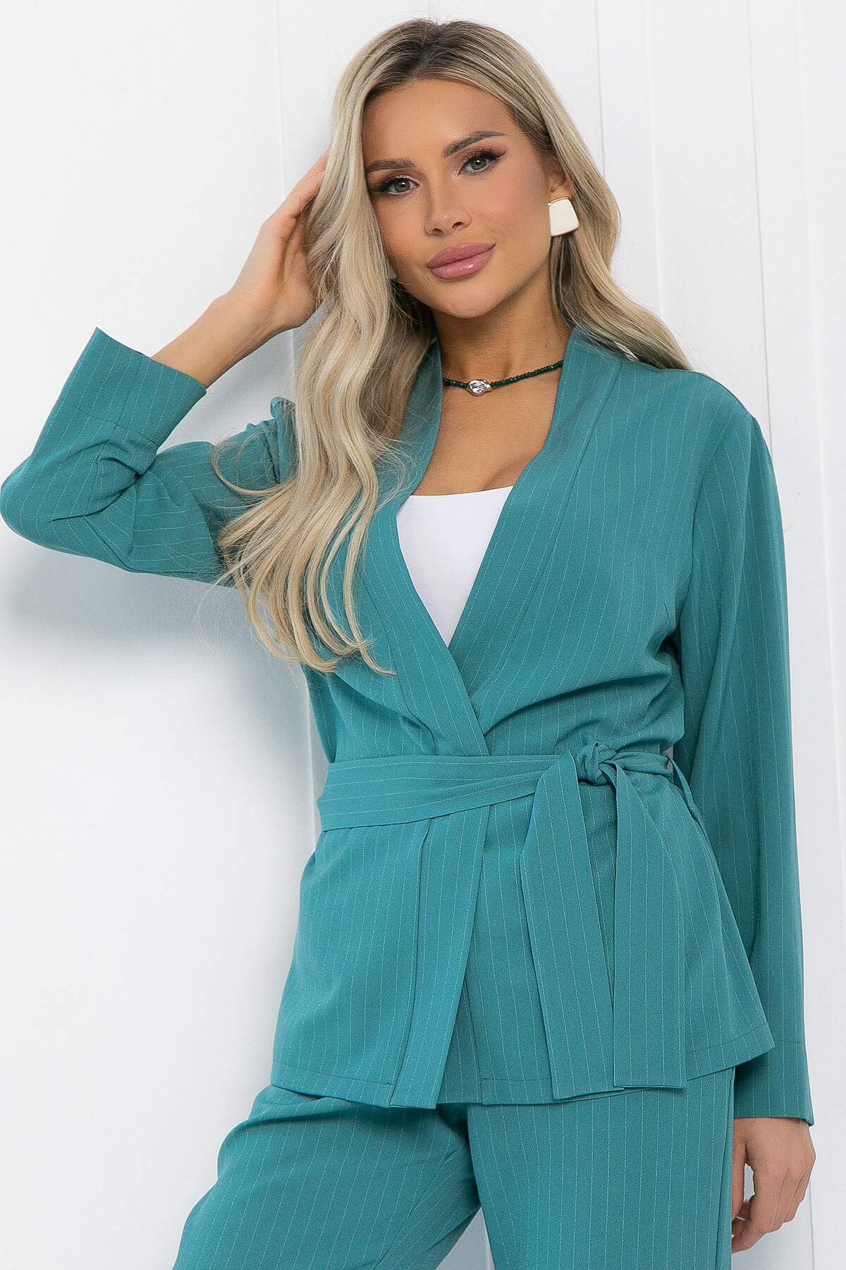 Костюм Поцелуй удачи (бирюза) К12849-1М