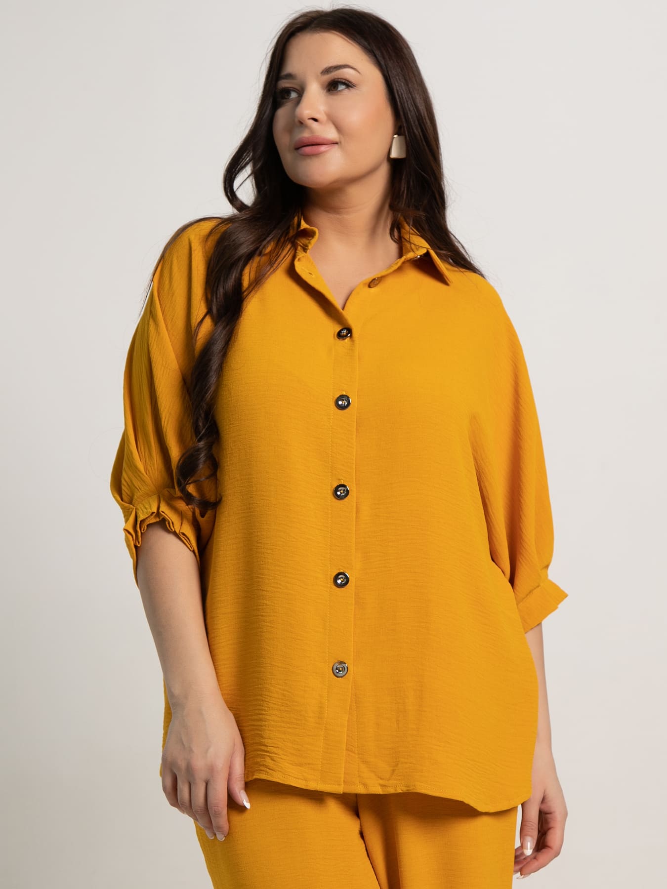 Костюм брючный Амира (горчица) К15590-27М