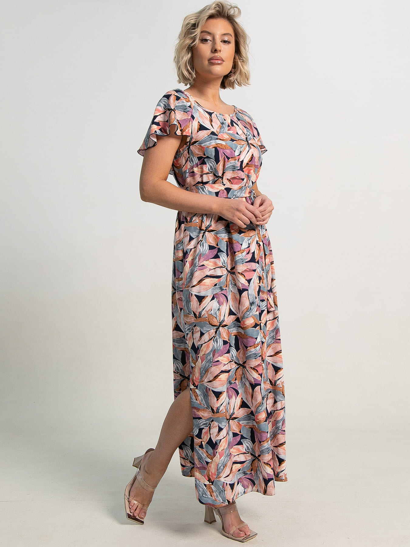 Платье Вечер свиданий (разноцветное) П15612-16М