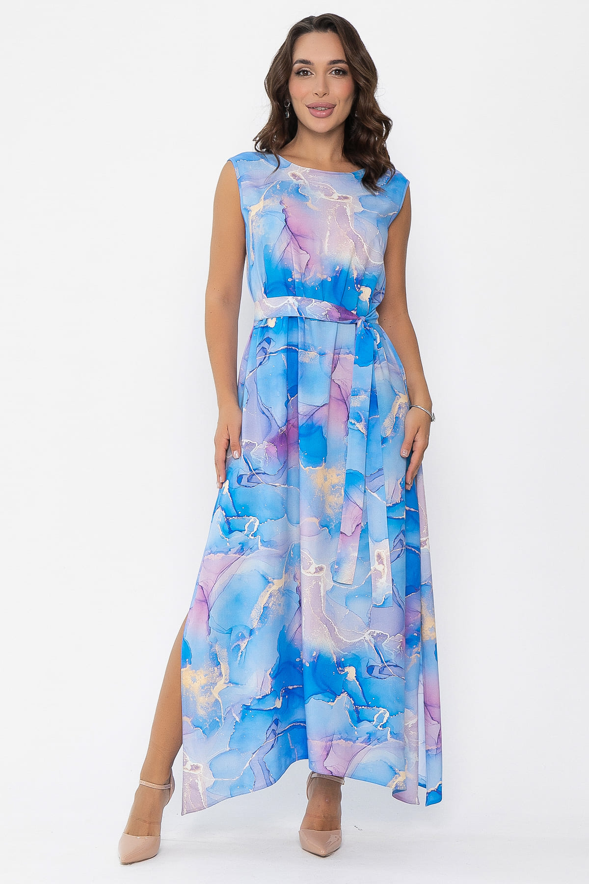 Платье Иниша (синее) П14070-4М