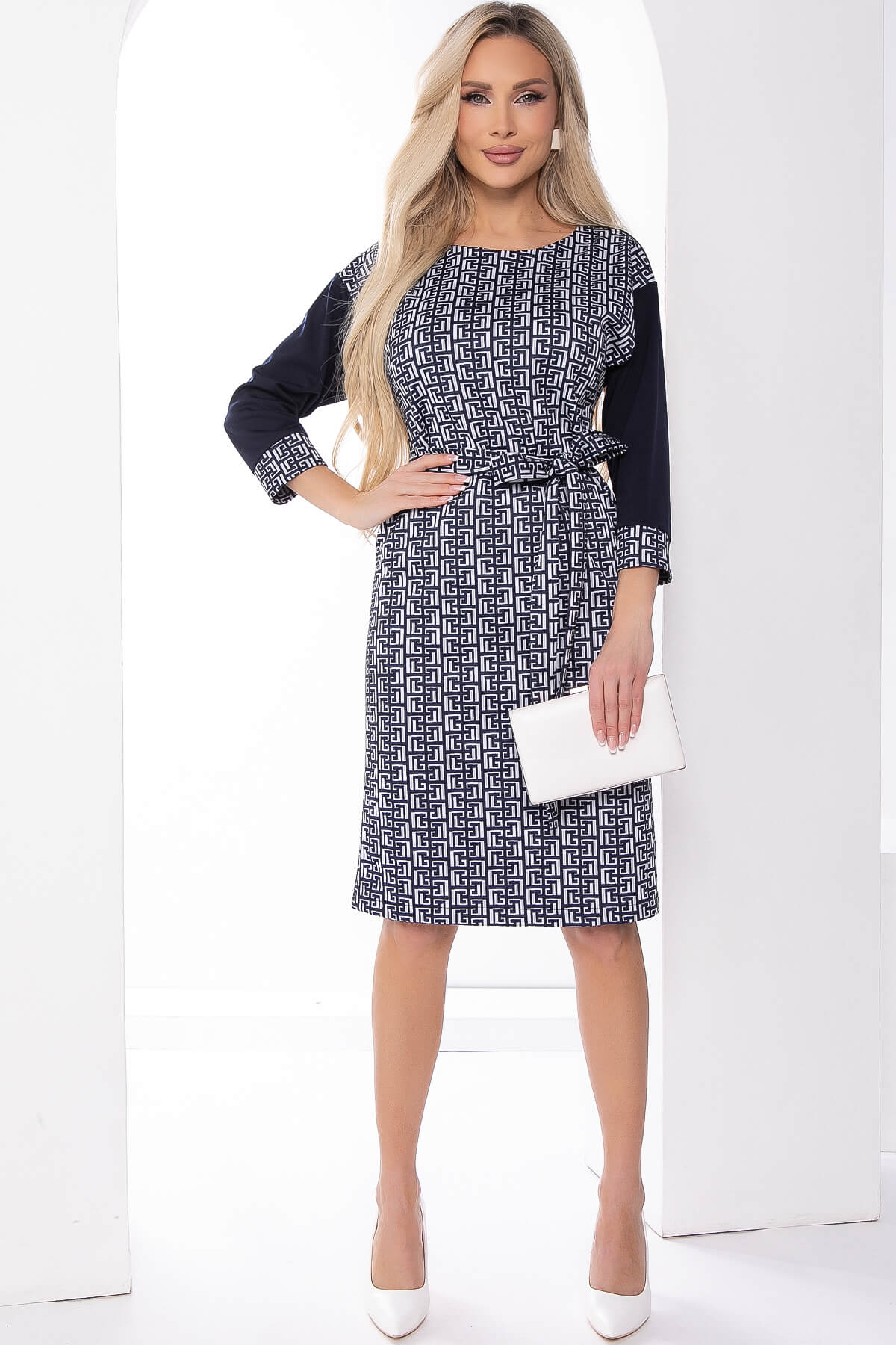 Платье "Греция" (блю) П8256