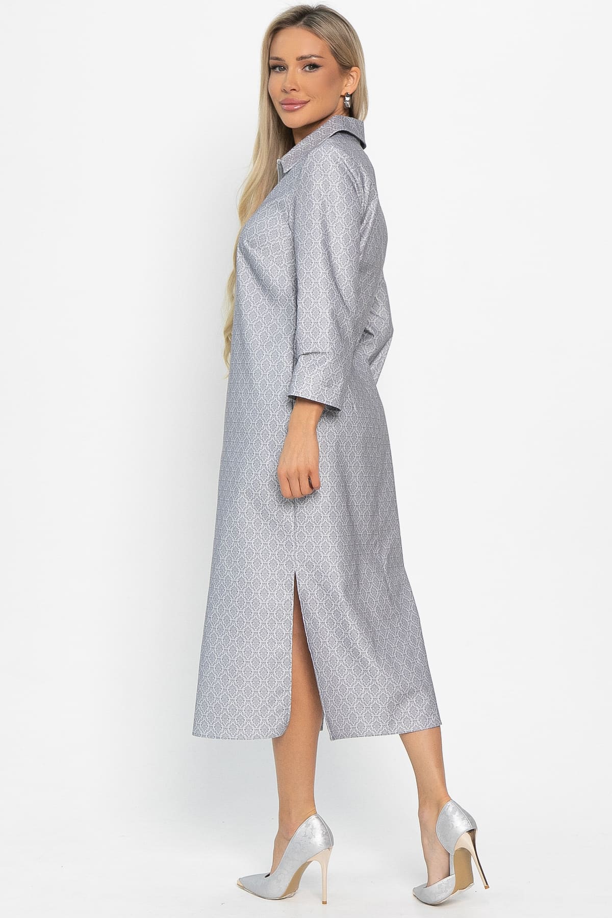 Платье Лоуренс НЬЮ (светло-серое) П14876-18М