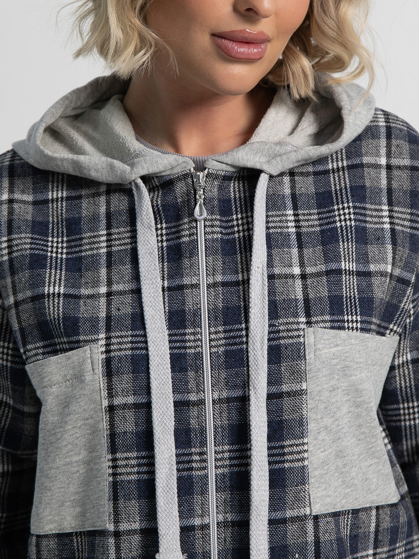 Рубашка Больше чем стиль НЬЮ (синяя) Б15126-50М