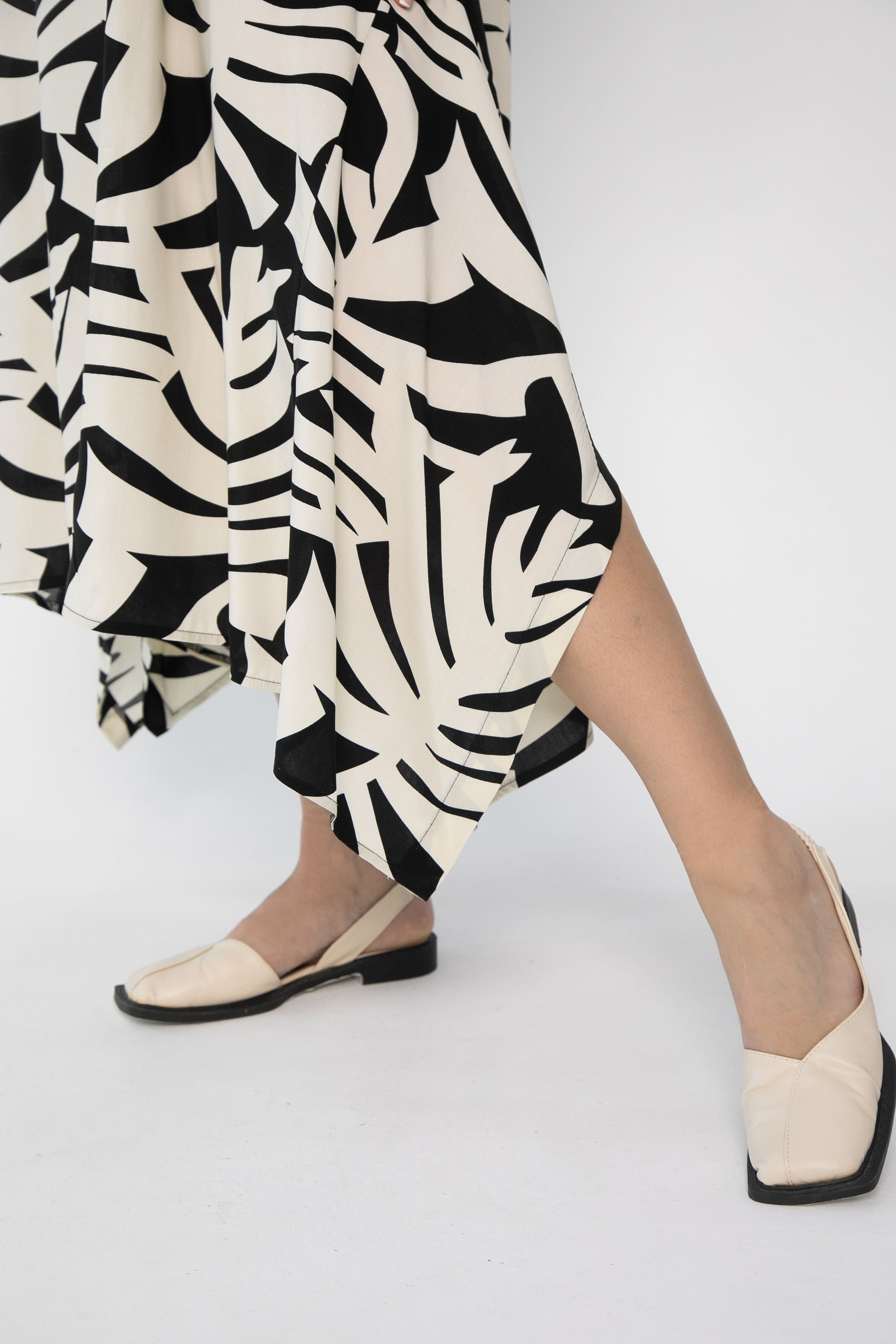 Сарафан Лада (черно-белый) П13689-21М