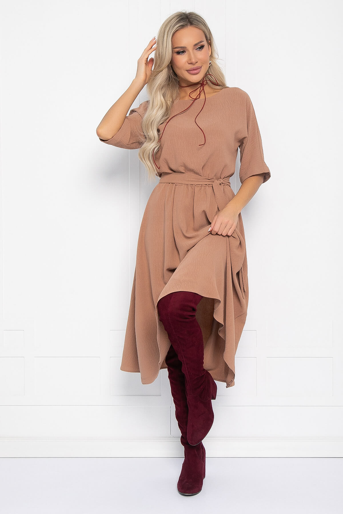 Платье Мерседес (капучино) П12726-30