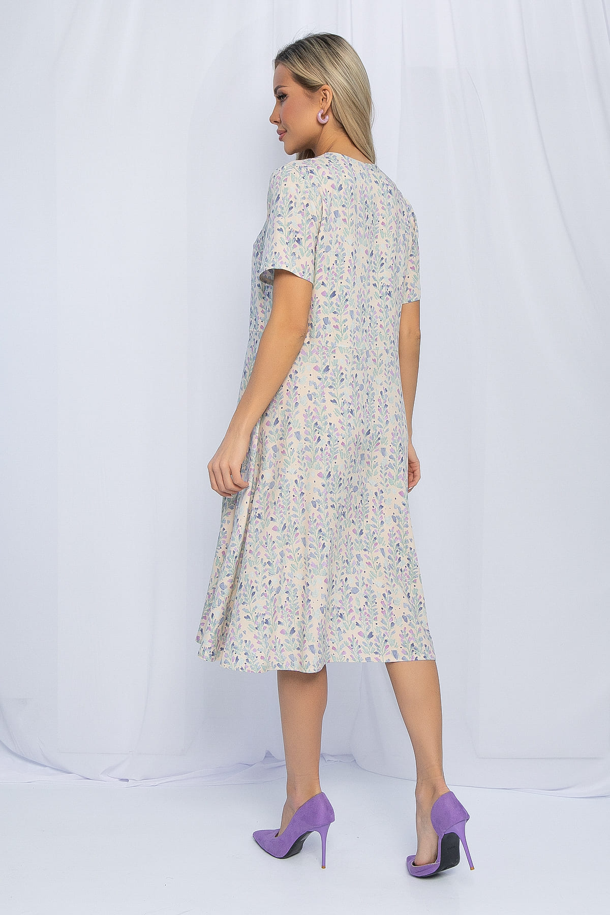 Платье Твое лето (бежевое) П13011-25М