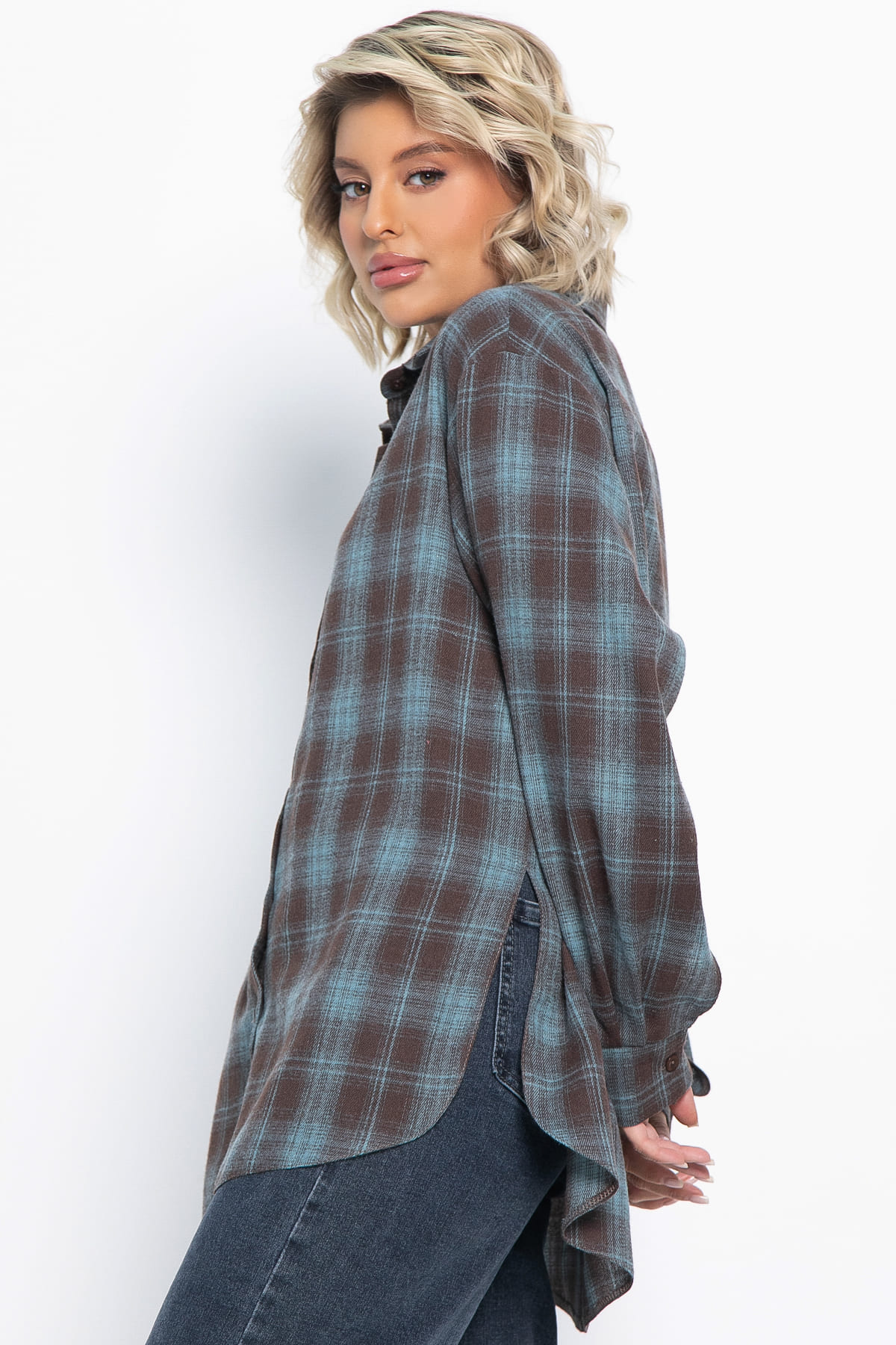 Рубашка Дэлли (шоколад) Б15108-7М