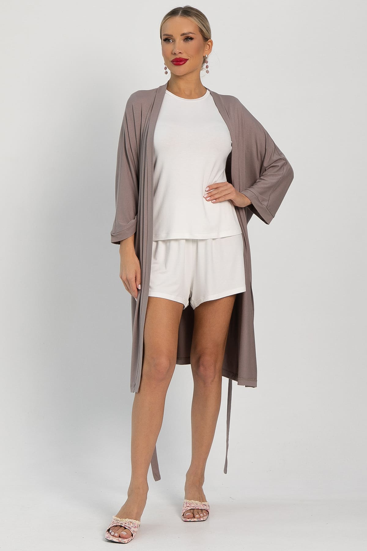 Пеньюар Шелк вискозы (латте) П14486-52М