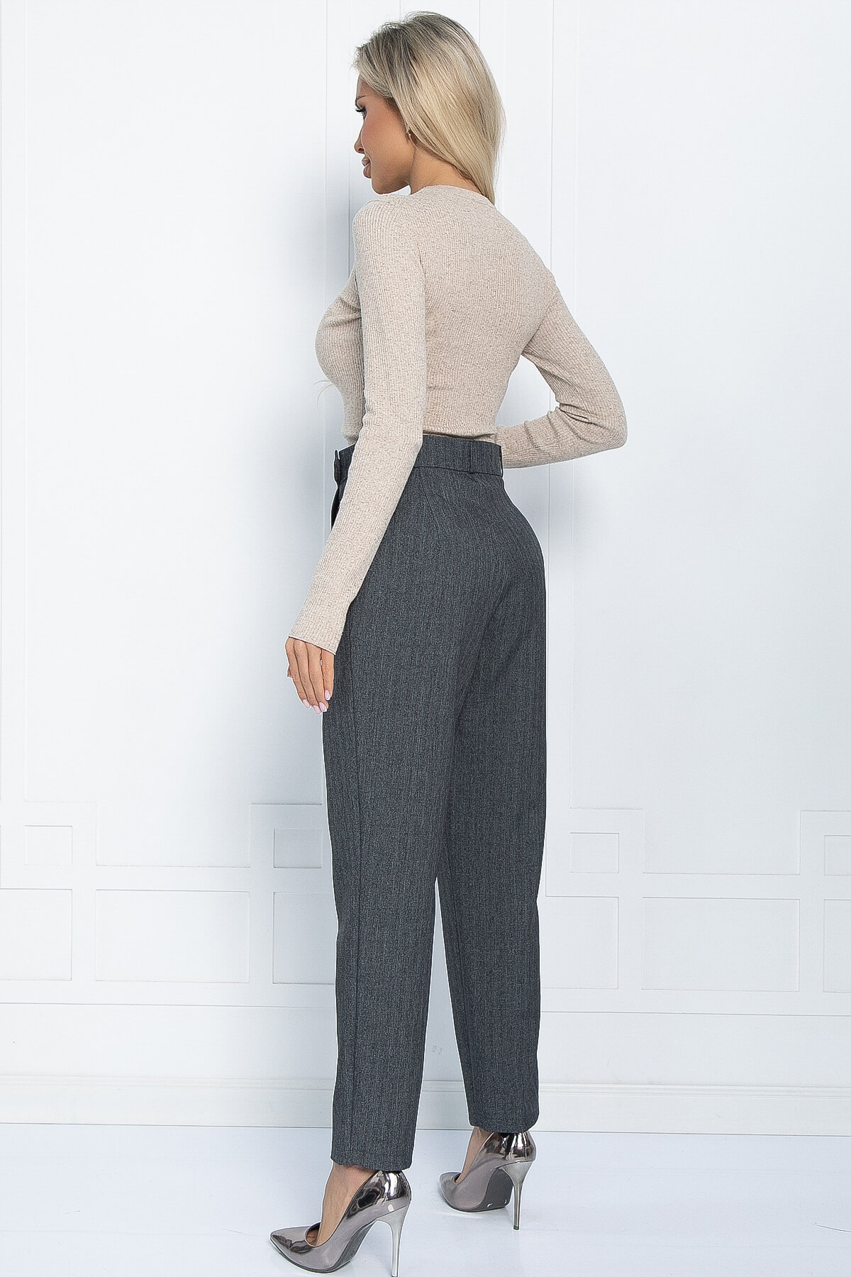 Брюки Счастливая встреча (серые) Б11437