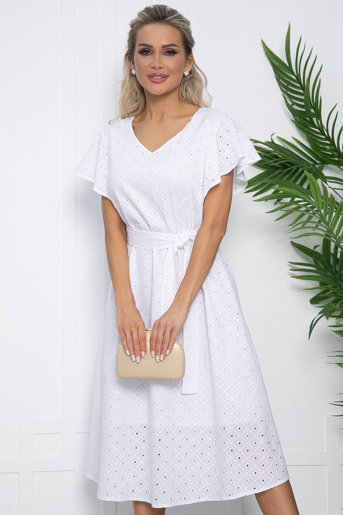 Платье Мелодия любви (белое) П13632-4М