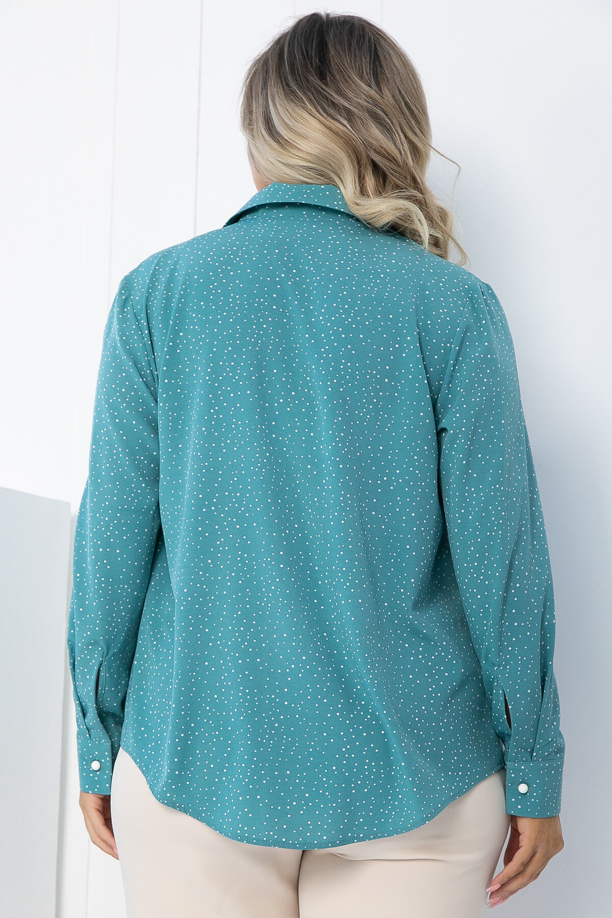 Блуза Вики (изумруд) Б12694-13