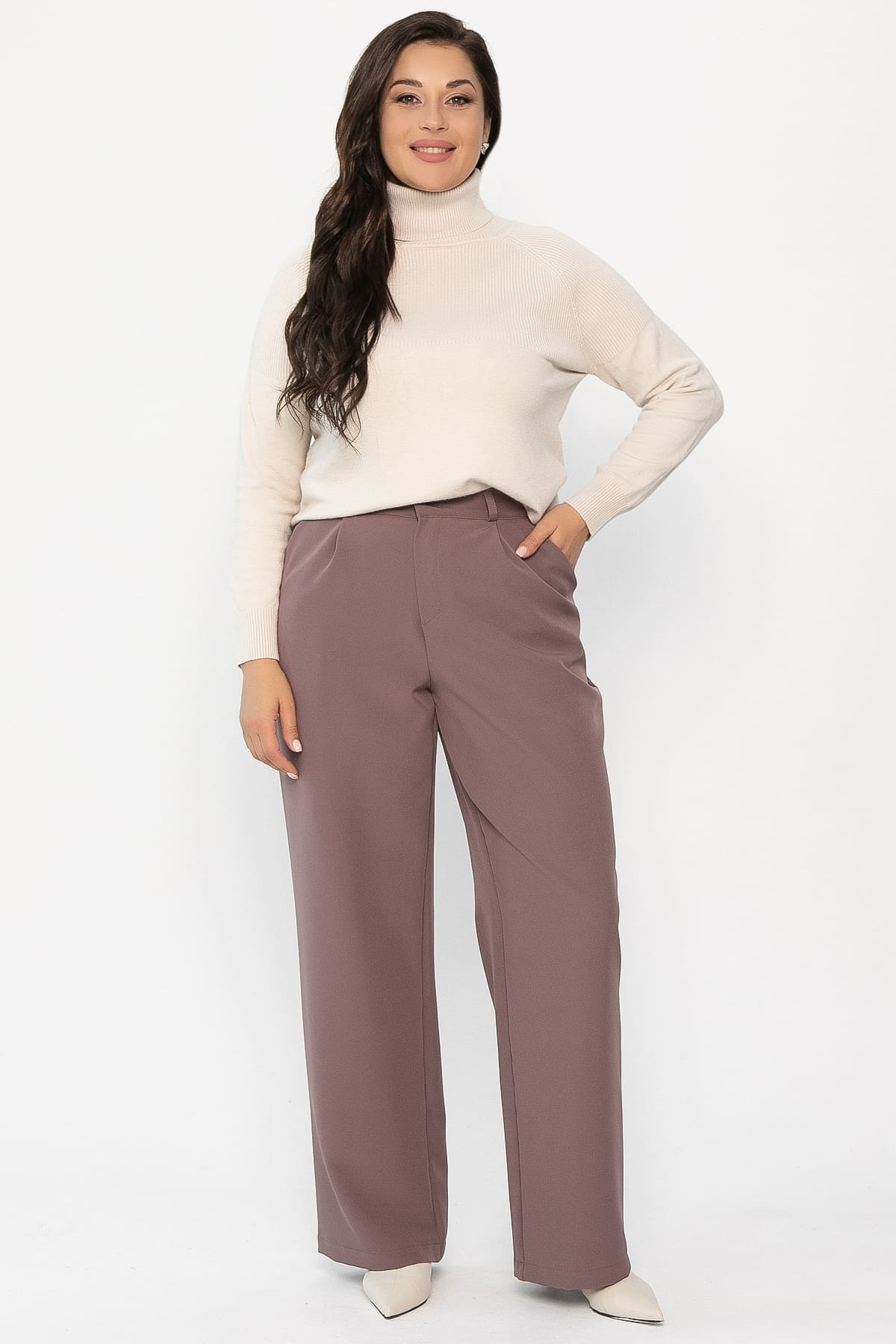 Брюки с карманами Орео (какао) Б14296-25М