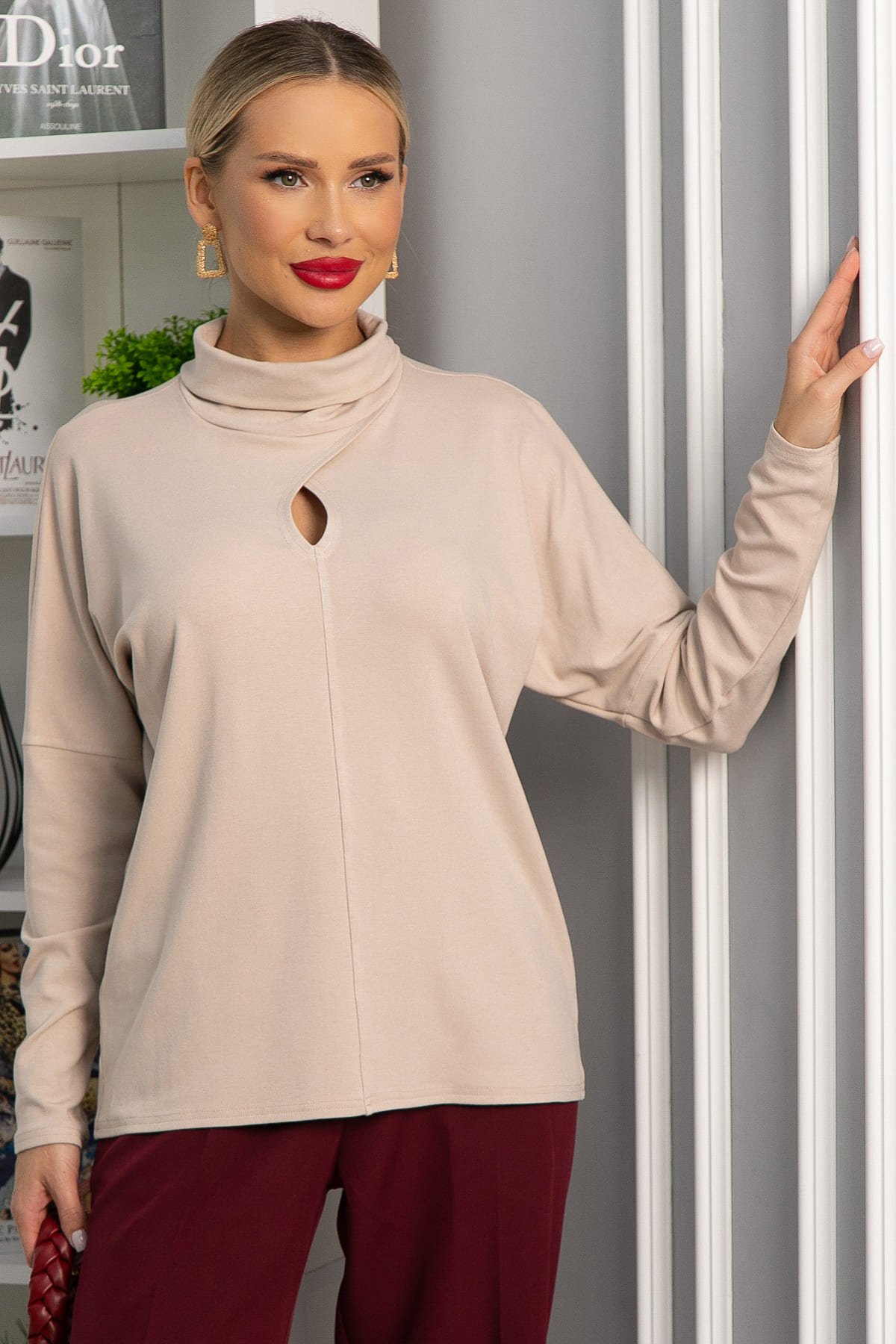 Джемпер Тринити (бежевый) Б14243-1М