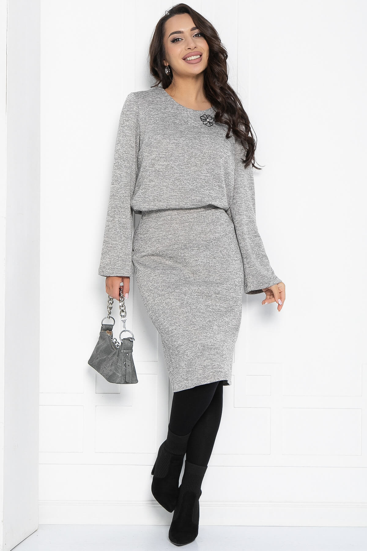 Костюм Портман (серо-бежевый) К12363-25