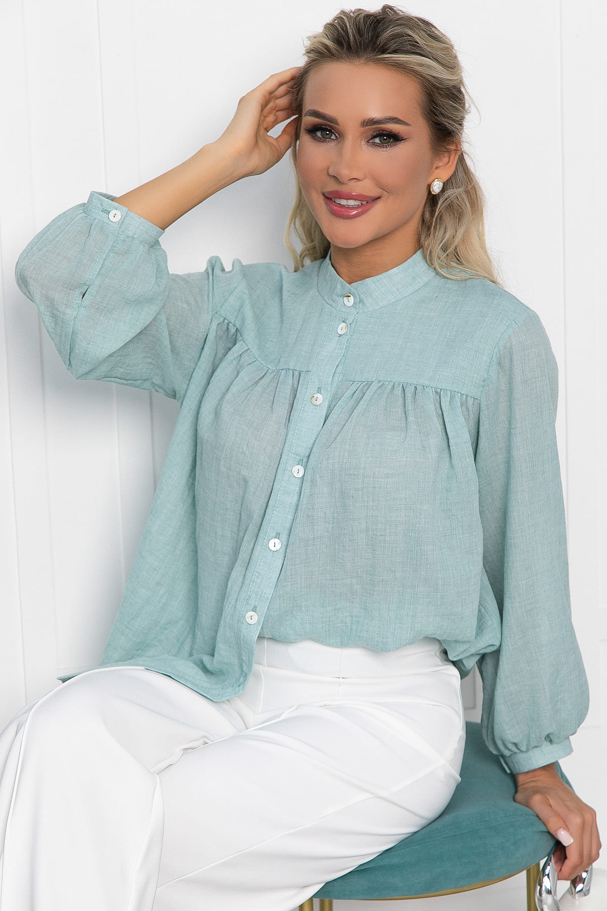 Блуза Ловец снов (мятная) Б13617-5М