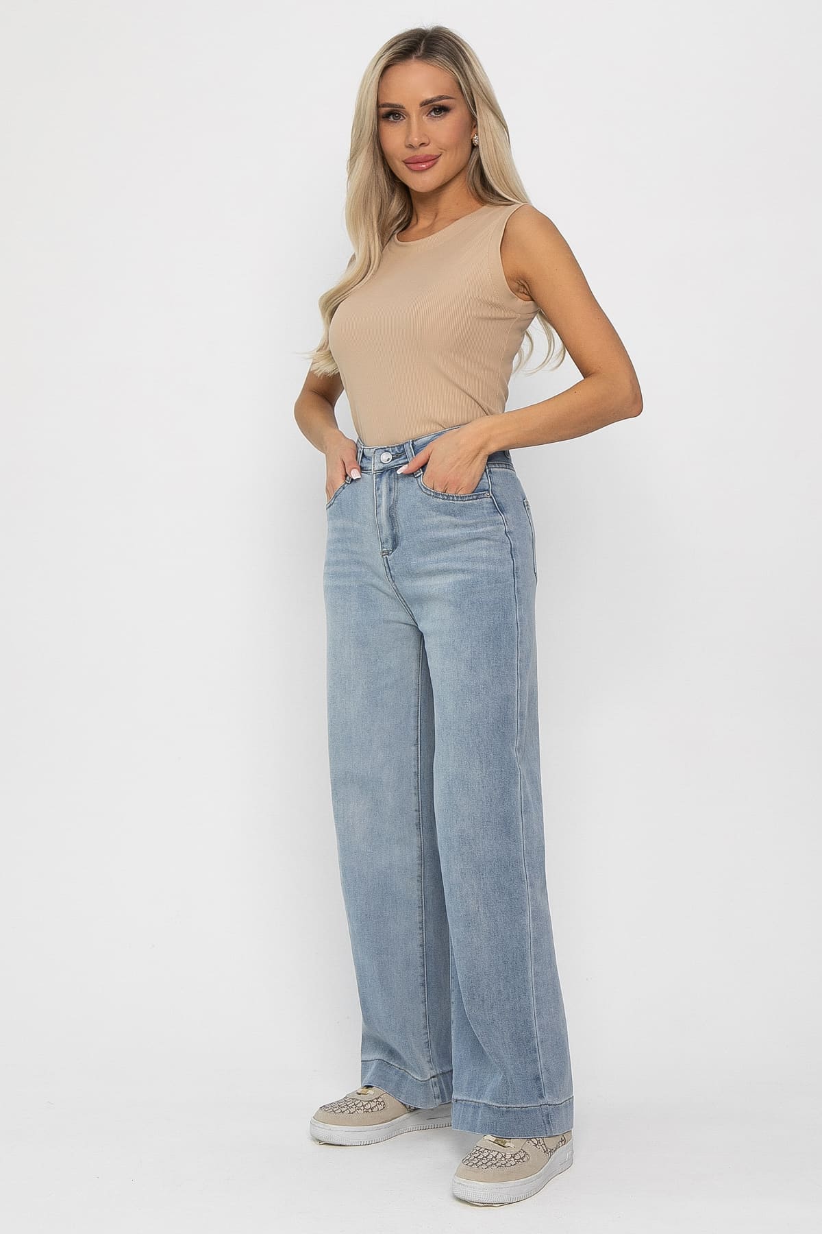 Джинсы Фаби (серо-голубые) Б13767-4М