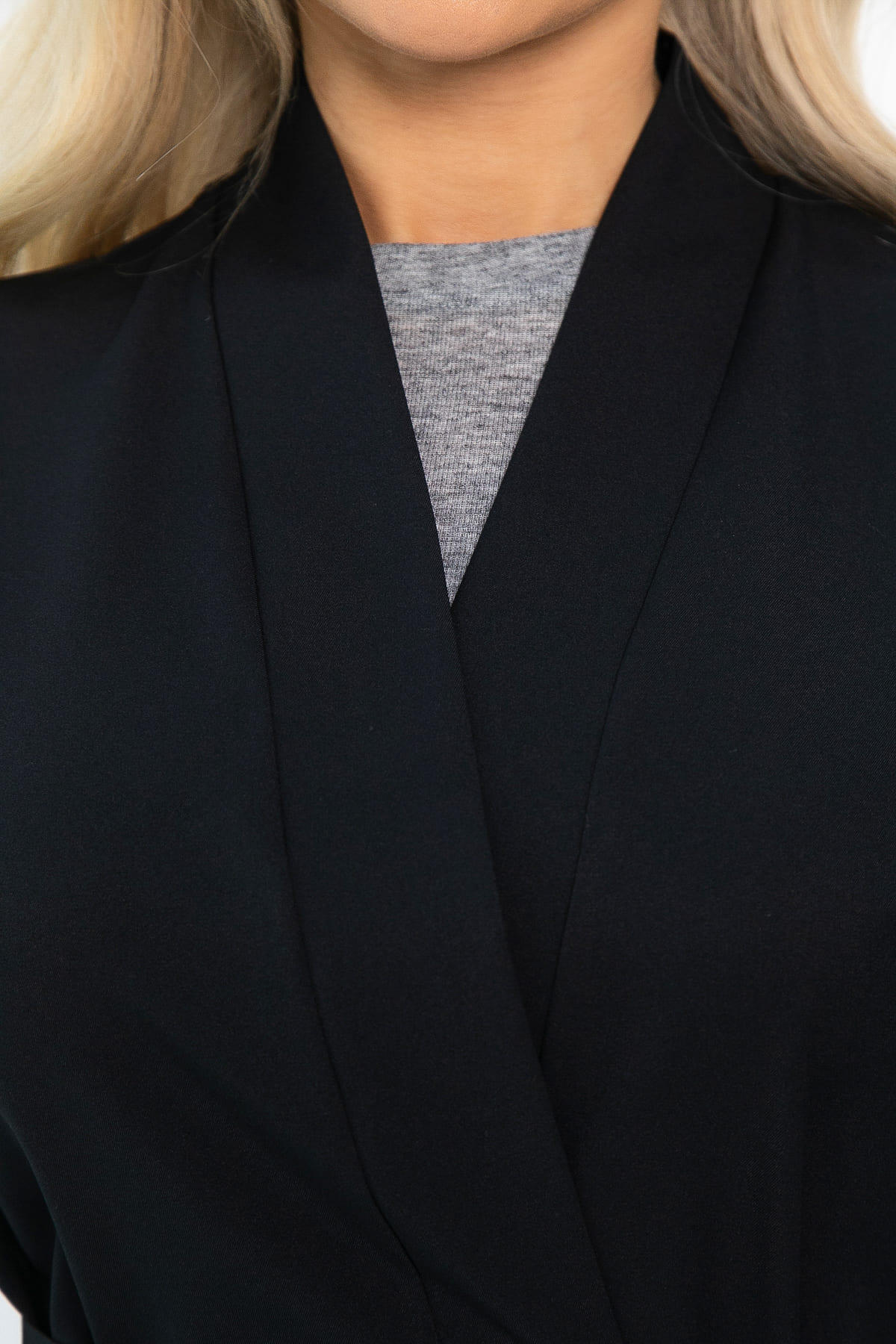 Костюм с юбкой Окси (черный) К14364-8М