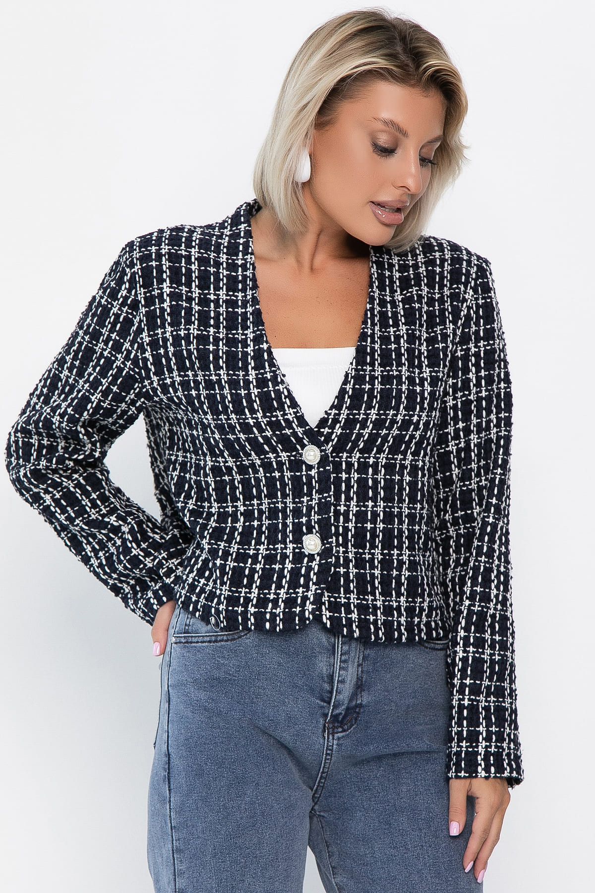 Жакет Дольче (синий) Б14155-7М