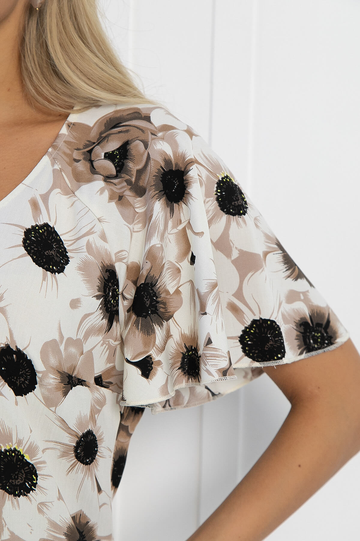 Платье Теплое лето (белое) П12877-19М