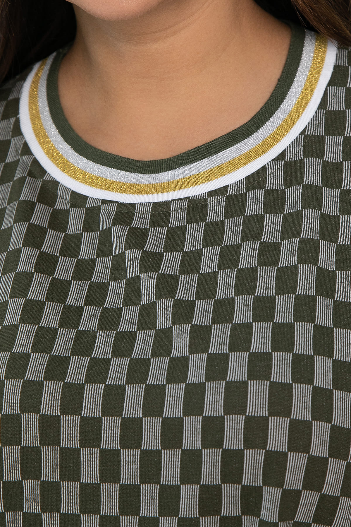 Платье Ривьера (хаки) П13867-1М