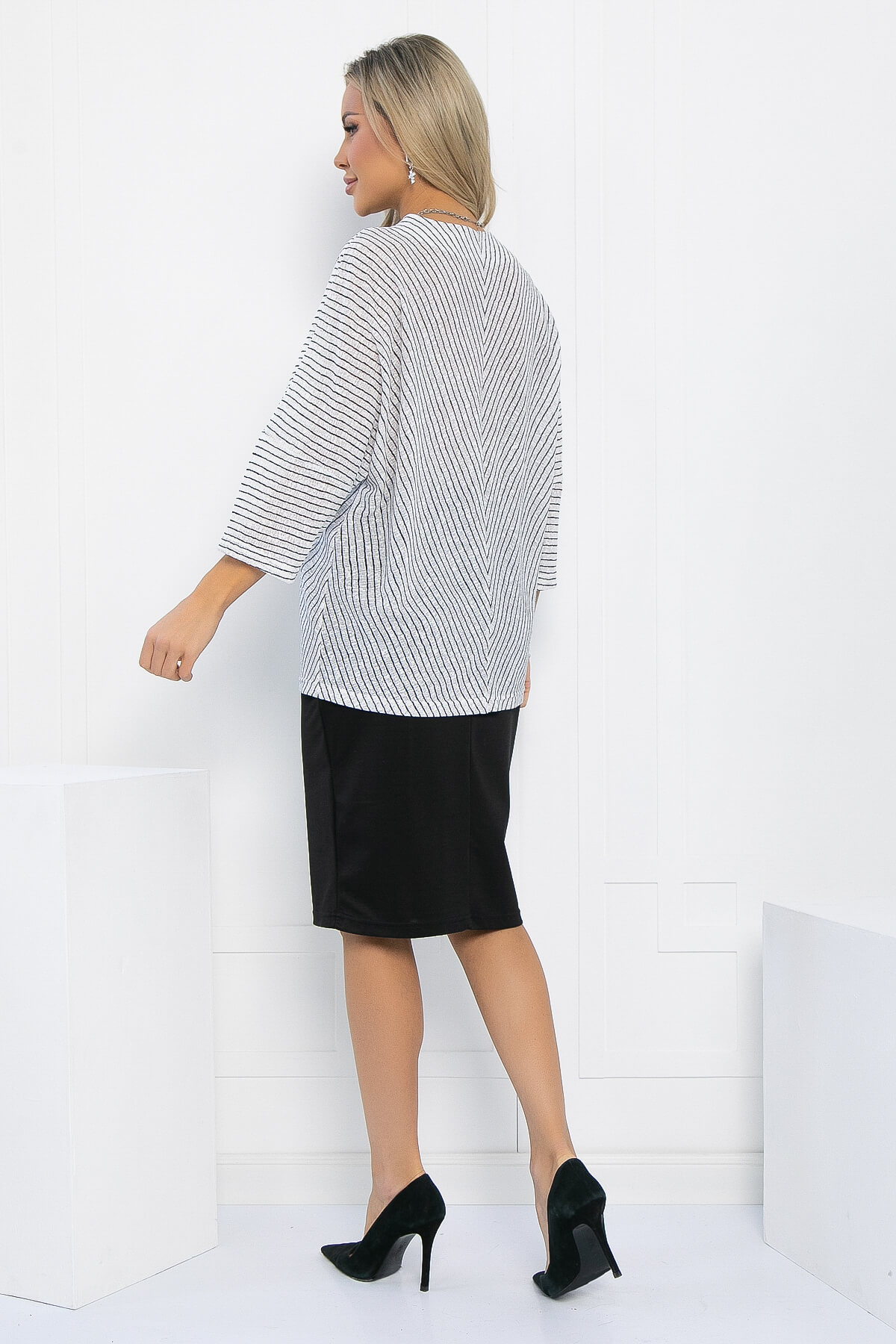 Костюм Пэрри (черно-белый) К12955-10М