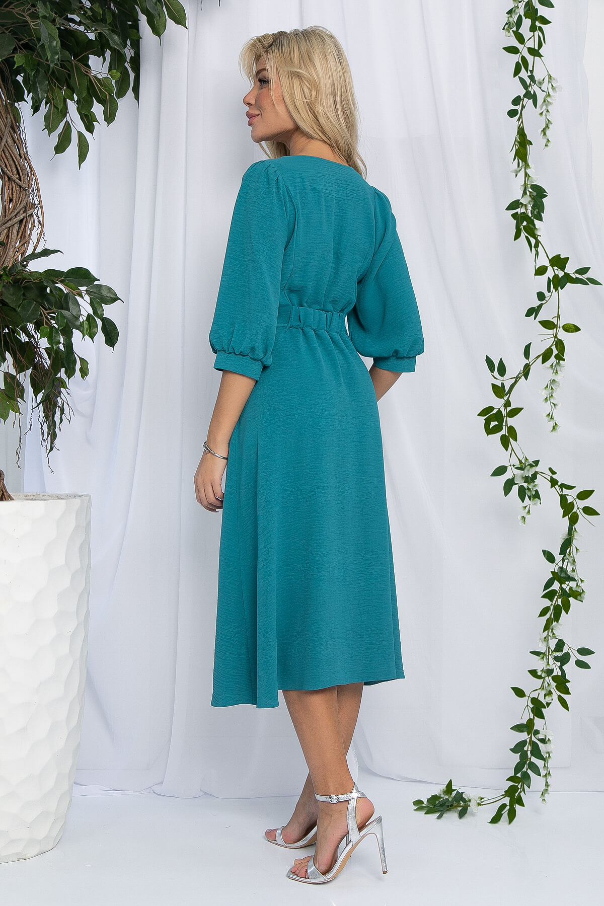 Платье Мадлен (морская волна) П13059-18М