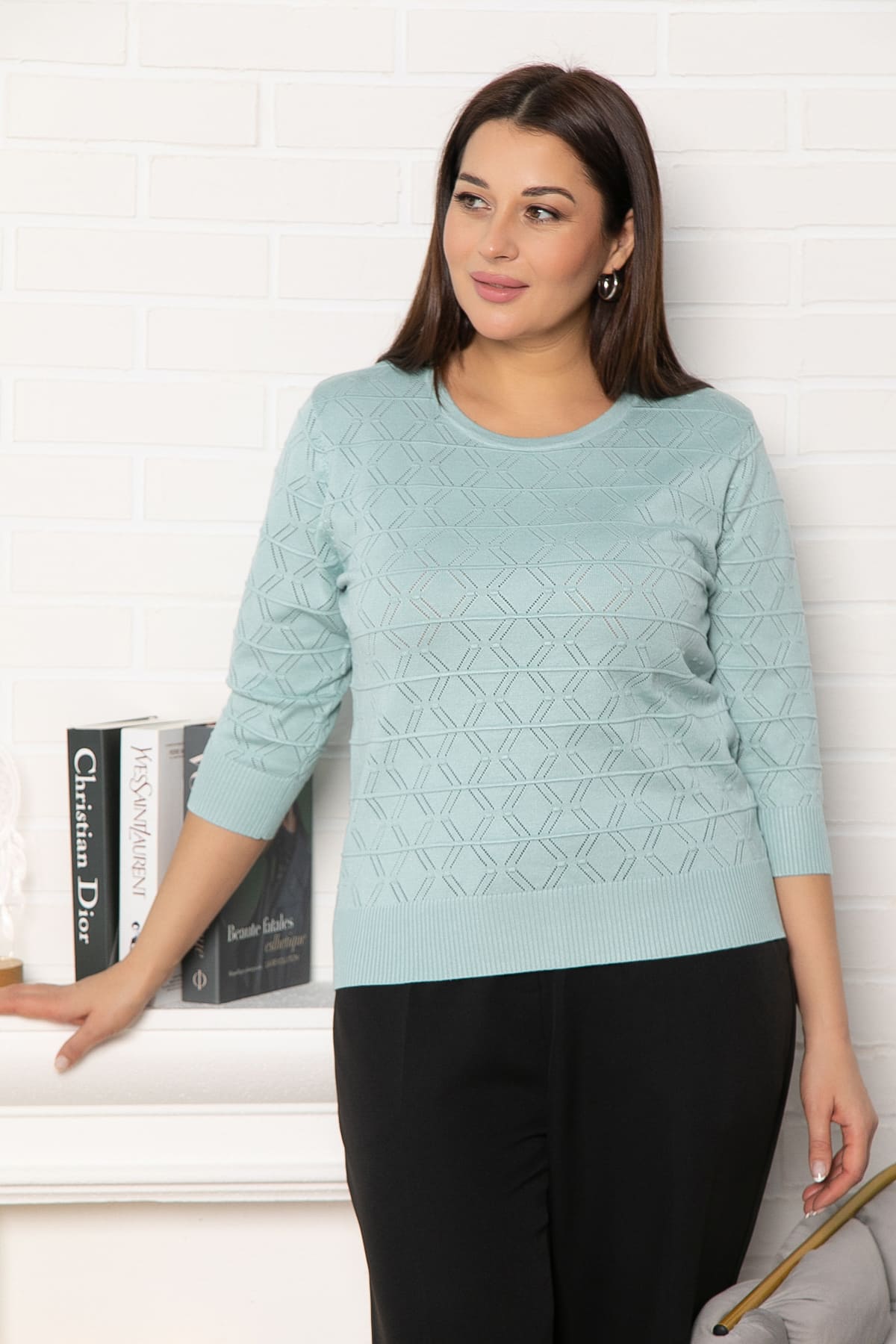 Блуза Аэлита (ментол) Б14939-18М