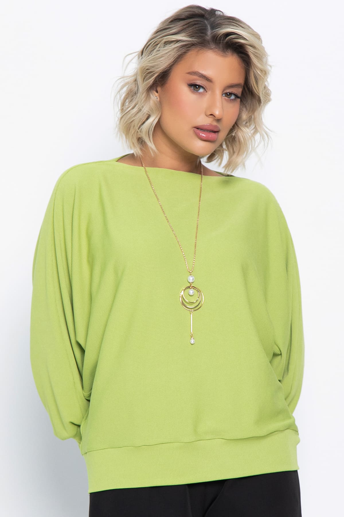 Блуза Муза (зеленое яблоко) Б15042-5М