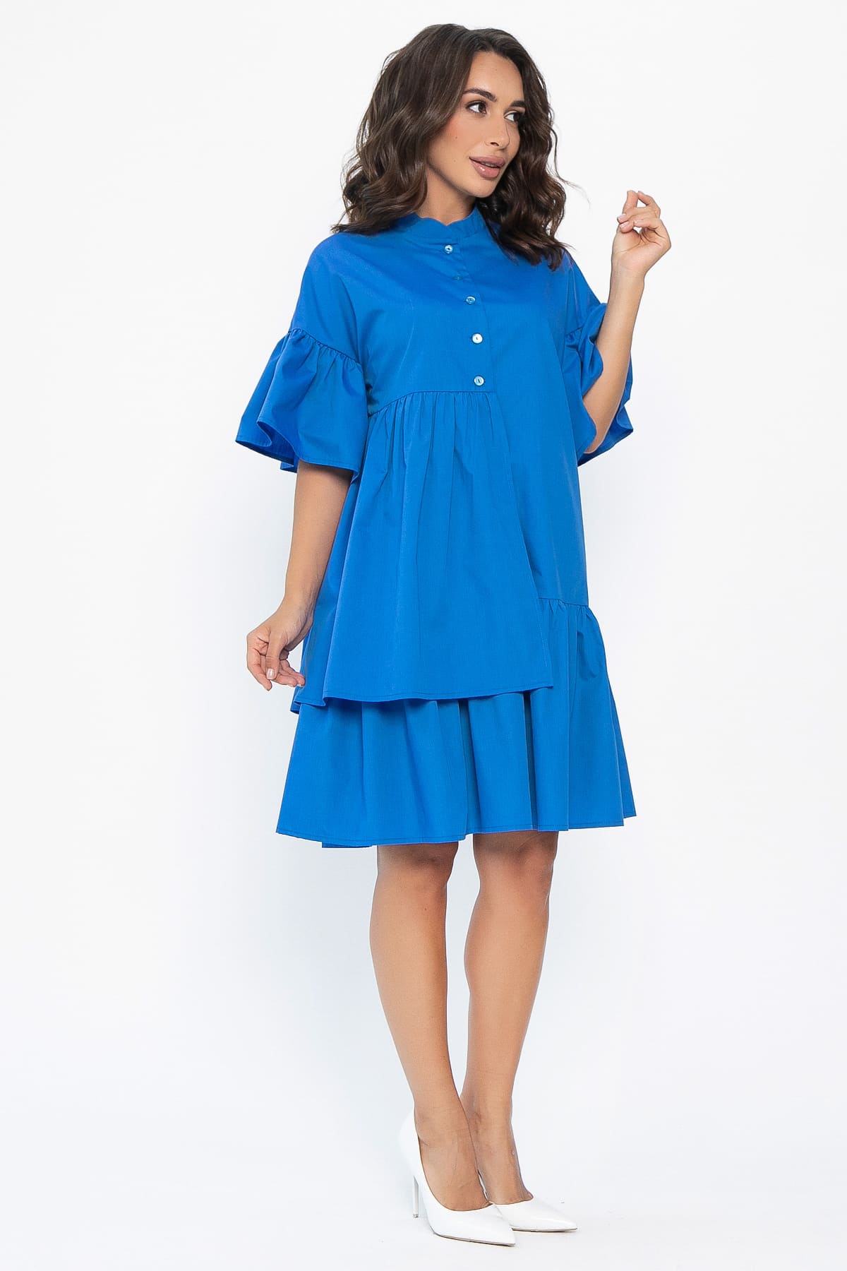 Платье Урания (васильковое) П13966-36М