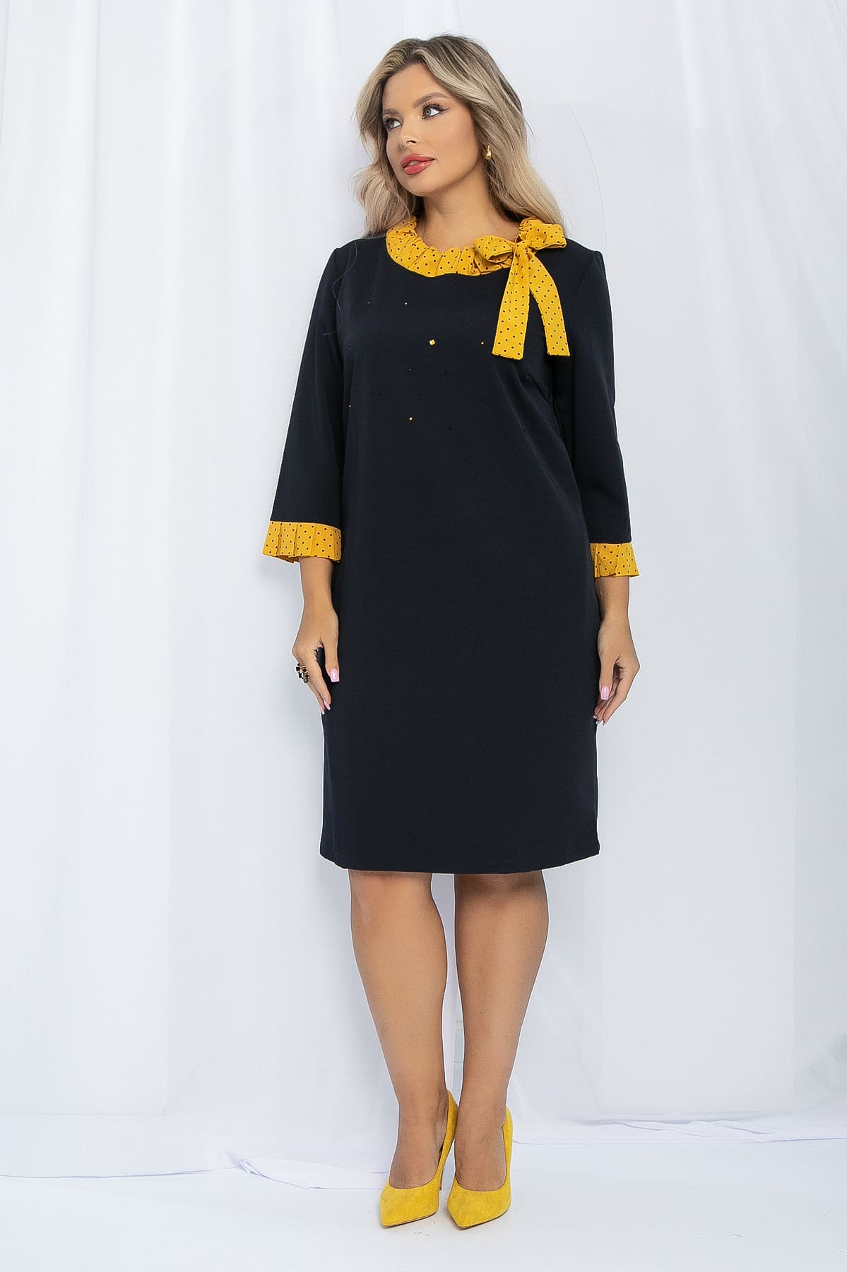 Платье Жемчужина (синее) П13233-24М