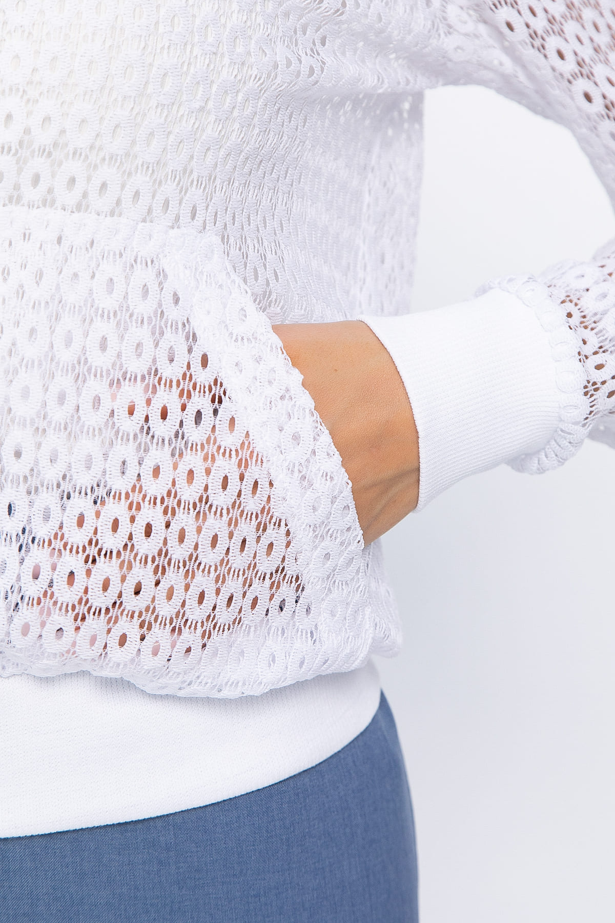 Бомбер Сан-Марино (белый) Б13587-13М