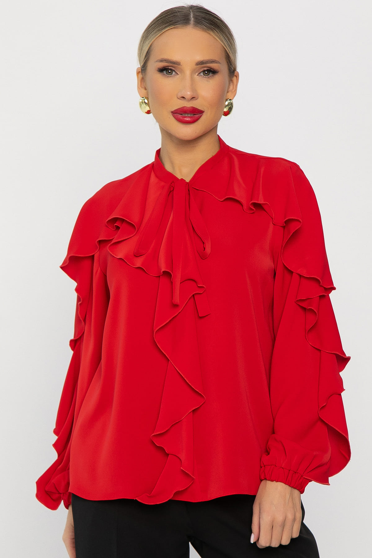 Блуза Дыхание весны (красная) Б14926-5М