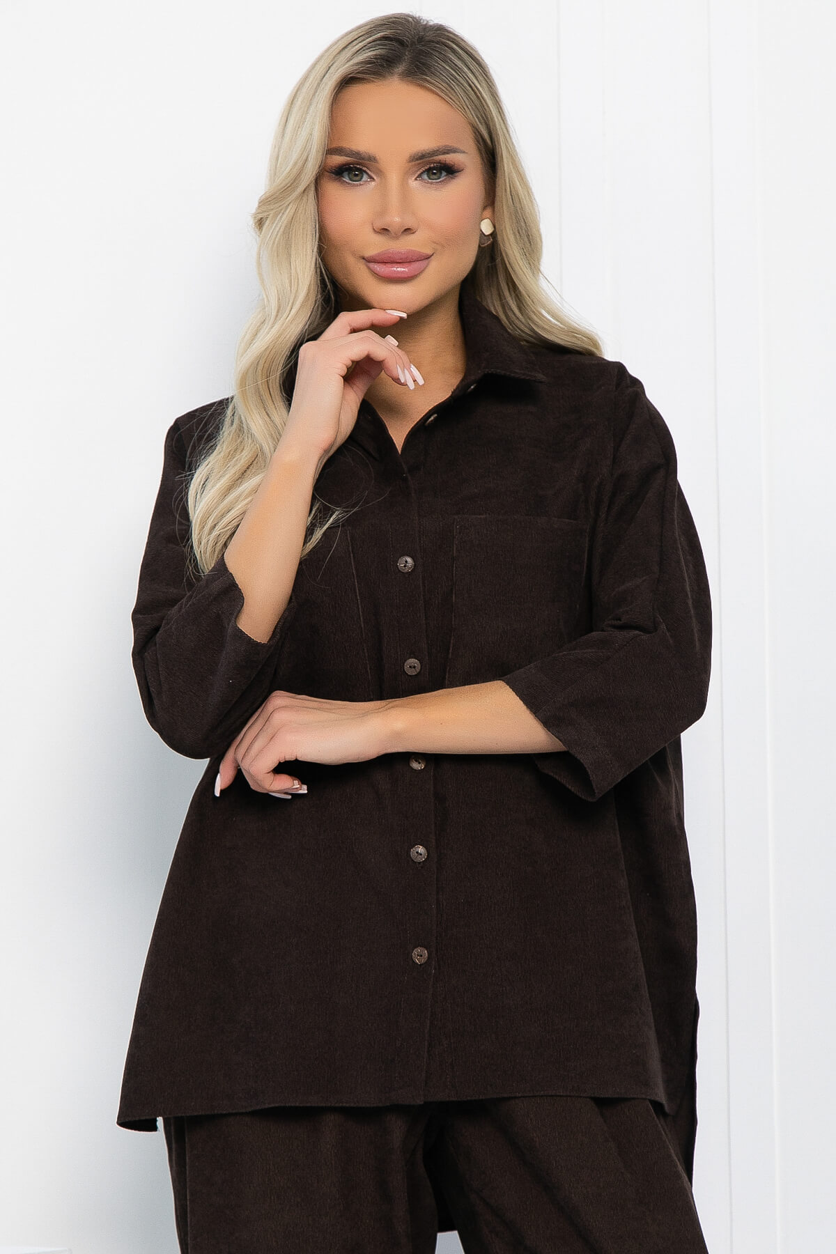 Рубашка Маринара (шоколад) Б12918-10М