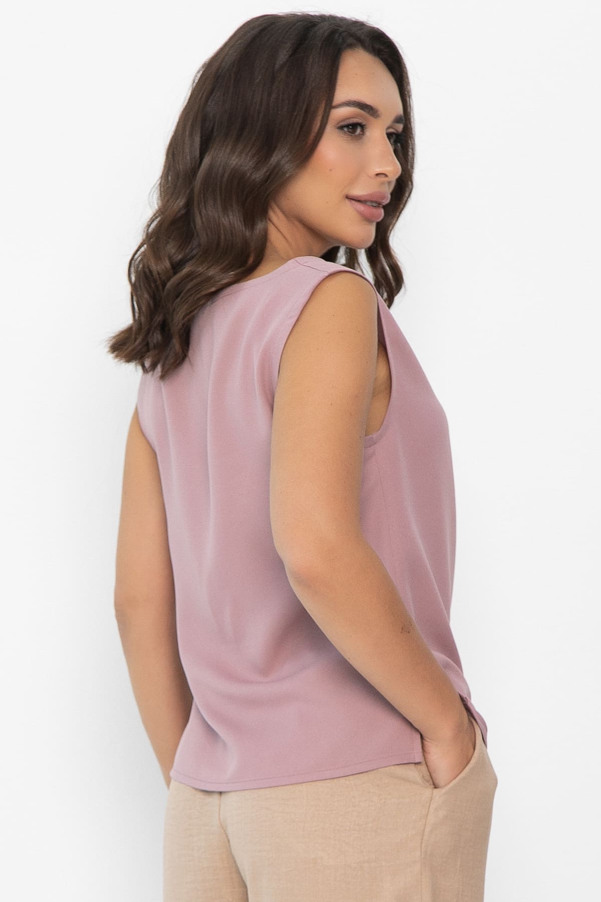 Блуза Лоранс (пудра) Б14014-47М